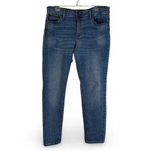 FRYE Veronica Mid Rise Skinny Jeans Women's Size 14‎ Blue Denim Stretch Cotton